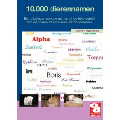 BOEK 10.000 DIERENNAMEN