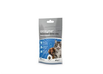 OROZYME BUCCO FRESH CROQS CAT/DOG -10KG 60G