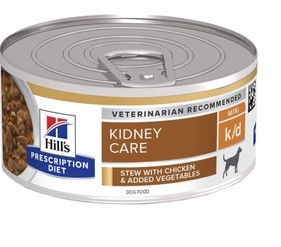 HILLS PDIET CANINE KD CHICKEN + VEGETABLE STEW 24X156G